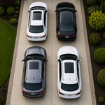 Two-car garage driveway