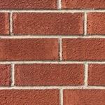 Brick and masonry block wall fence