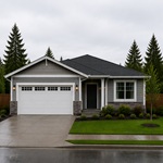 One-story house exterior