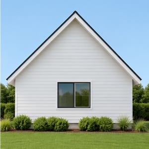House with a steep 12/12 roof